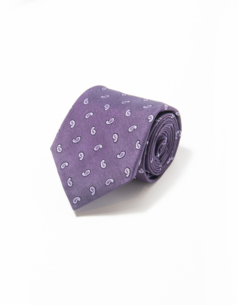 Patrick Hellmann Collection Purple Tie 100% Silk image